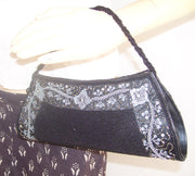 Embroidery Evening Bead Clutch Bag