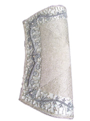 Embroidery Evening Bead Clutch Bag
