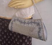 Embroidery Evening Bead Clutch Bag