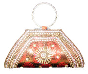 Embroidery Beads Evening Clutch Bag