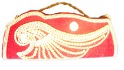 Velvet wedding clutch purse