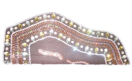 Stylish beaded clutch purse