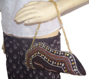 Stylish beaded clutch purse