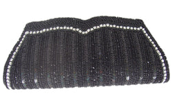 Sequin Zircon beads clutch