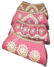 Hand Embroidery wedding Clutch Purse