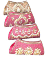 Hand Embroidery wedding Clutch Purse