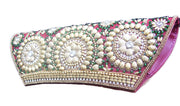 Beaded clutch purse