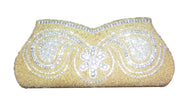 Zircon Beaded Clutch Purse