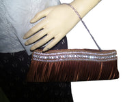Zircon party clutch purse