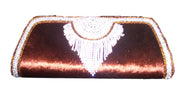 Velvet Zircon Clutch Purse