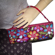 sequin beaded clutch purse