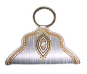 silver clutch purse for wedding