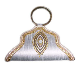 silver clutch purse for wedding