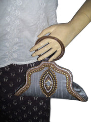 silver clutch purse for wedding