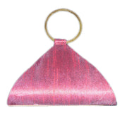 Triangle Embroidery Clutch Purse