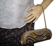 Beaded Bridal Clutch Bag