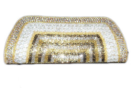 Bead with Net Clutch Purse