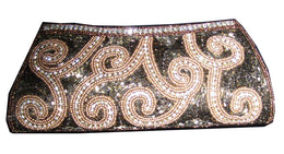 Beaded Bridal Clutch Purse