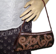 Beaded Bridal Clutch Purse