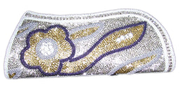 White bead Evening Bags Clutches