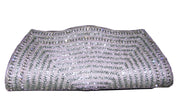 Silver Zircon wedding Clutch Purse