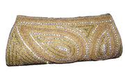 Beads & Zircon Jeweled Clutch Bag