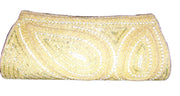 Beads & Zircon Jeweled Clutch Bag