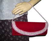 Zircon Flap Clutch purse