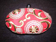 OVAL BOX CLUTCH PURSE