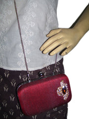 Brooch Box clutch purses