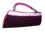 Chenille Zircon Bag Purse Clutch