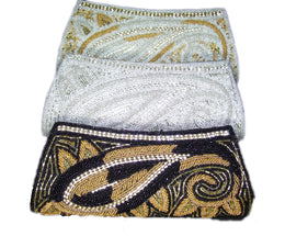 Bead Zircon Wedding Clutch Purse