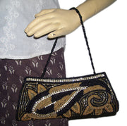 Bead Zircon Wedding Clutch Purse