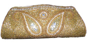 Beads Cutch Purse with Zircon