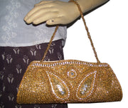 Beads Cutch Purse with Zircon