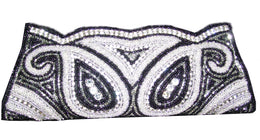 Beads Cutch Purse with Zircon
