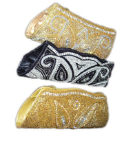 Beads Cutch Purse with Zircon