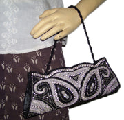 Beads Cutch Purse with Zircon