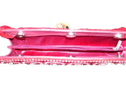 Zircon Pearl Beads Cutch Purse
