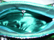 Zircon chenille Clutch Purse