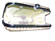 Fancy Box Clutch Bag Purse