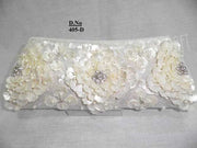 Sea shell Work Hand Clutch Purse