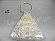 Sea shell Work Hand Clutch Purse