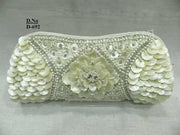 Sea shell Work Hand Clutch Purse