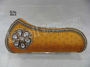 Golden Bead Work Hand Clutch Purse