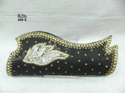 Golden Bead Work Hand Clutch Purse