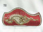 Golden Bead Work Hand Clutch Purse