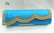 Golden Bead Work Hand Clutch Purse