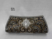 Golden Bead Hand Clutch Purse