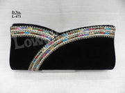 Golden Bead Hand Clutch Purse